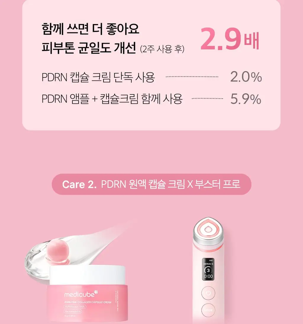 [여배우광채크림] 메디큐브 PDRN 핑크 콜라겐 캡슐크림 55g 기획 (+4.5g*2ea) 상세페이지 25